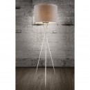 Globo 15185S1 stojací svítidlo Paco 1x60W | E27 - šedá, matný nikl