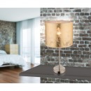 Globo 15187T1 stolní svítidlo Amy 1x40W | E14 - zlatá, matný nikl