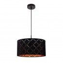 Globo 15334H závěsné stropní svítidlo Sunna 1x40W | E27 - černá, zlatá