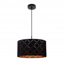 Globo 15334H závěsné stropní svítidlo Sunna 1x40W | E27 - černá, zlatá