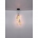 Globo 15353-3H závěsné stropní svítidlo Gijon 3x40W | E14 - černá