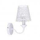 Globo 15372W nástěnné svítidlo Sabadell 1x40W | E14 - bílá