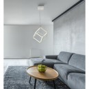 Globo 15605S LED závěsné stropní svítidlo Selmy 1x23W | 580lm | 3000K - stříbrná