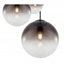 Globo 15861-3 závěsné stropní svítidlo Varus 3x40W | E27 - matný nikl, kouřová