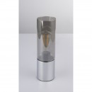 Globo 21000C stolní svítidlo Annika 1x25W | E27 - dotykový vypínač, chrom, kouřové sklo