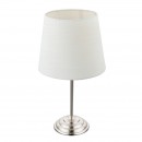 Globo 21001N stolní svítidlo Jarome 1x40W | E14 - matný nikl, bílá
