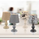 Globo 21692 stolní svítidlo Metalic 1x40W | E14 - krémová s potiskem