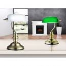 Globo 2492 stolní lampa Antique 1x60W | E27 - alabastr, bílá