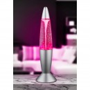 Globo 28019 LED stolní lávová lampička Magma 6x0,06W - stříbrnošedá, měnič barvy, rotující části