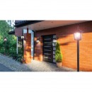 Globo 3126 venkovní nástěnná lampa Atlanta 1x60W | E27 | IP44 - černá