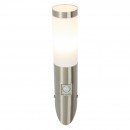 Globo 3157SLED LED nástěnné venkovní svítidlo Boston Led s pohybovým čidlem 1x9W | E27 LED | 500lm | 3000K | IP44 - opál
