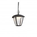 Globo 31829 LED venkovní závěsné svítidlo Delio 1x7W | 360lm | 3000K | IP44 - černá