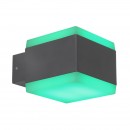 Globo 34173RGBSH LED venkovní nástěnné svítidlo Slice 1x15W | 3000-6500K | IP44 | RGB - stmívatelné