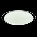 Globo 41315-24 LED stropní svítidlo Sajama 1x24W | 1600lm | 3000-4500-6000K - třpytivý efekt, nastavitelná barva, bílá