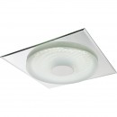 Globo 41334 LED stropní svítidlo Treviso I 1x24W | 2000lm | 6000K - stmívatelné, dálkové ovládání, fixace barvy, chrom