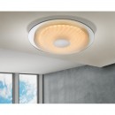 Globo 41335 LED stropní svítidlo Treviso I 1x24W | 2000lm | 6000K - stmívatelné, dálkové ovládání, fixace barvy, chrom