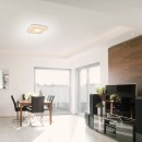 Globo 41343-18 LED stropní svítidlo Findus 1x18W | 1000lm | 3000K - třpytivý efekt, bílá, opál