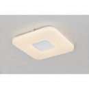 Globo 41343-18 LED stropní svítidlo Findus 1x18W | 1000lm | 3000K - třpytivý efekt, bílá, opál