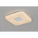 Globo 41343-18 LED stropní svítidlo Findus 1x18W | 1000lm | 3000K - třpytivý efekt, bílá, opál