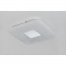 Globo 41343-18 LED stropní svítidlo Findus 1x18W | 1000lm | 3000K - třpytivý efekt, bílá, opál