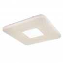 Globo 41343-40 LED stropní svítidlo Findus 1x40W | 150-2300lm | 3000K-6000K - dálkový ovladač, stmívatelné, fixace barev, paměťová funkce, třpytivý efekt, bílá, opál