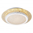Globo 41908-18 LED stropní svítidlo Tilo 1x18W | 1100lm | 3000K - 3 fázové stmívání, zlatá, bílá
