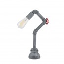 Globo 43001T stolní svítidlo Bayuda 1x60W | E27 - šedá