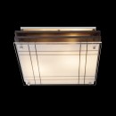 Globo 48089-2 stropní svítidlo Kadavu 2x60W | E27 - dřevo, satinované sklo