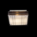 Globo 48089 stropní svítidlo Kadavu 1x60W | E27 - dřevo, satinované sklo