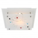 Globo 48140-1 stropní svítidlo Regius 1x40W | E27 - satinované sklo, chrom