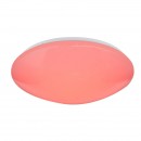 Globo 48363-24RGB LED stropní svítidlo Atreju I 1x24W | 114-1140lm | 3000K-6500K | RGB - dálkový ovladač, fixace barev, stmívatelné, noční osvětlení, opál, bílá