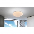 Globo 48363RGB LED stropní svítidlo Atreju I 1x15W | 580lm | 3000K | RGB - stmívatelné, měnič barvy, dálkové ovládání, fixace barev, bílá, opál