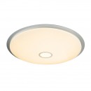 Globo 48379-80 LED stropní svítidlo Rudi 1x80W | 500-5200lm | 3000K-6000K | RGB - dálkový ovladač, fixace barev, stmívatelné, noční osvětlení, časovač, paměťová funkce, opál, bílá