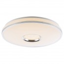 Globo 48382-60 LED stropní svítidlo Rudi 1x60W | 210-4800lm | 3000K-6500K | RGB - dálkový ovladač, fixace barev, stmívatelné, noční osvětlení, časovač, paměťová funkce, opál, bílá