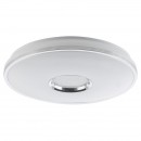 Globo 48382-60 LED stropní svítidlo Rudi 1x60W | 210-4800lm | 3000K-6500K | RGB - dálkový ovladač, fixace barev, stmívatelné, noční osvětlení, časovač, paměťová funkce, opál, bílá