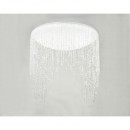 Globo 48387-40 LED přisazené stropní svítidlo Lancel 1x40W, 7,5W | 160-2600lm | 3000K-6000K| RGB - dálkový ovladač, fixace barev, stmívatelné, noční osvětlení, krystaly, bílá