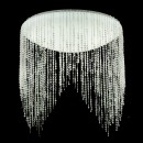 Globo 48387-40 LED přisazené stropní svítidlo Lancel 1x40W, 7,5W | 160-2600lm | 3000K-6000K| RGB - dálkový ovladač, fixace barev, stmívatelné, noční osvětlení, krystaly, bílá