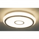 Globo 48389-40 LED stropní svítidlo Dani 1x40W | 3100lm | 3000K-6500K - stmívatelné, fixace barev, dálkový ovladač. chrom, bílá