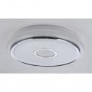 Globo 48389-40 LED stropní svítidlo Dani 1x40W | 3100lm | 3000K-6500K - stmívatelné, fixace barev, dálkový ovladač. chrom, bílá