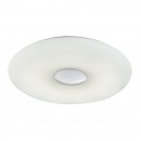 Globo 48390-60 LED stropní svítidlo Osha 1x60W | 3800lm | 2700K-6500K | RGB - stmívatelné, měnič barvy, noční osvětlení, fixace barev, dálkový ovladač, opál, bílá