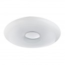 Globo 48390-60 LED stropní svítidlo Osha 1x60W | 3800lm | 2700K-6500K | RGB - stmívatelné, měnič barvy, noční osvětlení, fixace barev, dálkový ovladač, opál, bílá