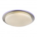 Globo 48393-35 LED stropní svítidlo Syrio 1x35W | 80-1800lm | 2700K-6500K | RGB - dálkový ovladač, stmívatelné, fixace barev, měnič barev, paměťová funkce, noční osvětlení, opál, bílá