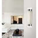 Globo 48503-8 LED nástěnné svítidlo Nimrod 1x8W | 670lm | 4000K - chrom, průhledný křišťál