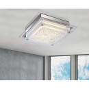 Globo 49311 LED stropní svítidlo Leah 1x17,3W | 1730lm | 4000K - chrom
