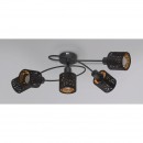 Globo 54121-5 přisazené stropní svítidlo Troy 5x8W | E14 - černá