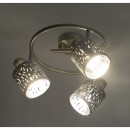 Globo 54122-3 přisazené stropní svítidlo Alys 3x8W | E14 - stříbrná