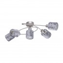 Globo 54122-5 přisazené stropní svítidlo Alys 5x8W | E14 - stříbrná