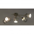 Globo 54122-5 přisazené stropní svítidlo Alys 5x8W | E14 - stříbrná