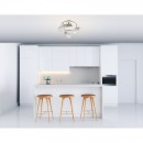 Globo 54344-3O přisazené stropní svítidlo Boronia 3x40W | E14 - matný nikl