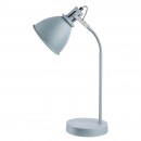 Globo 54646T stolní lampička Jonas 1x40W | E14 - ohebné rameno, šedá